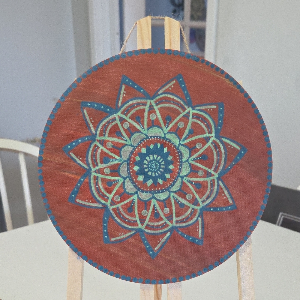 Hand-Painted Mandala - Original Art🎨